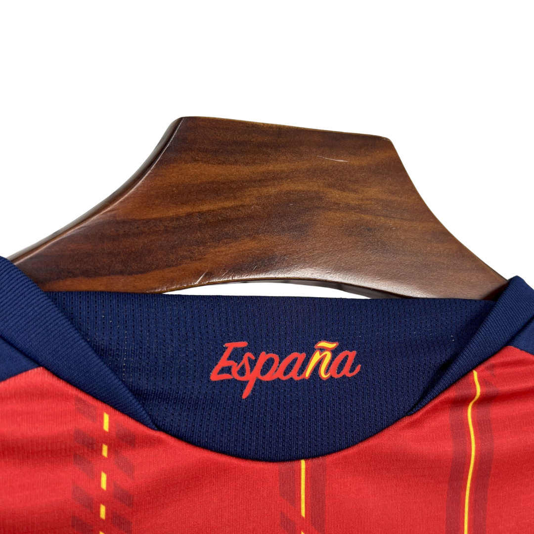 Enfant Conjunto Enfant Espagne 26/27 Manches Longues Domicile Kit