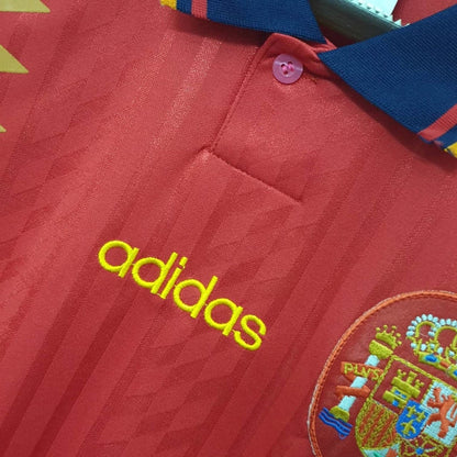Retro Seleção da Espanha 1994 - Primera Equipación