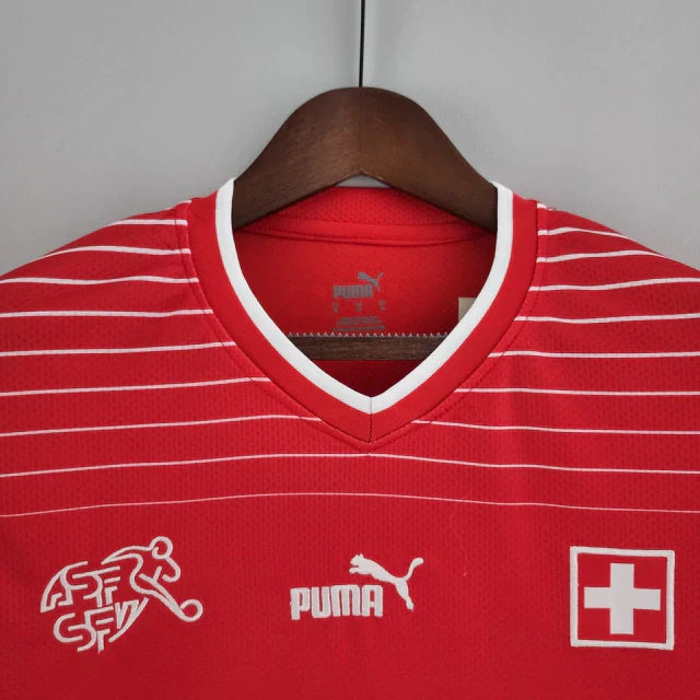Camiseta Seleção da Suíça 2022 - Primera Equipación