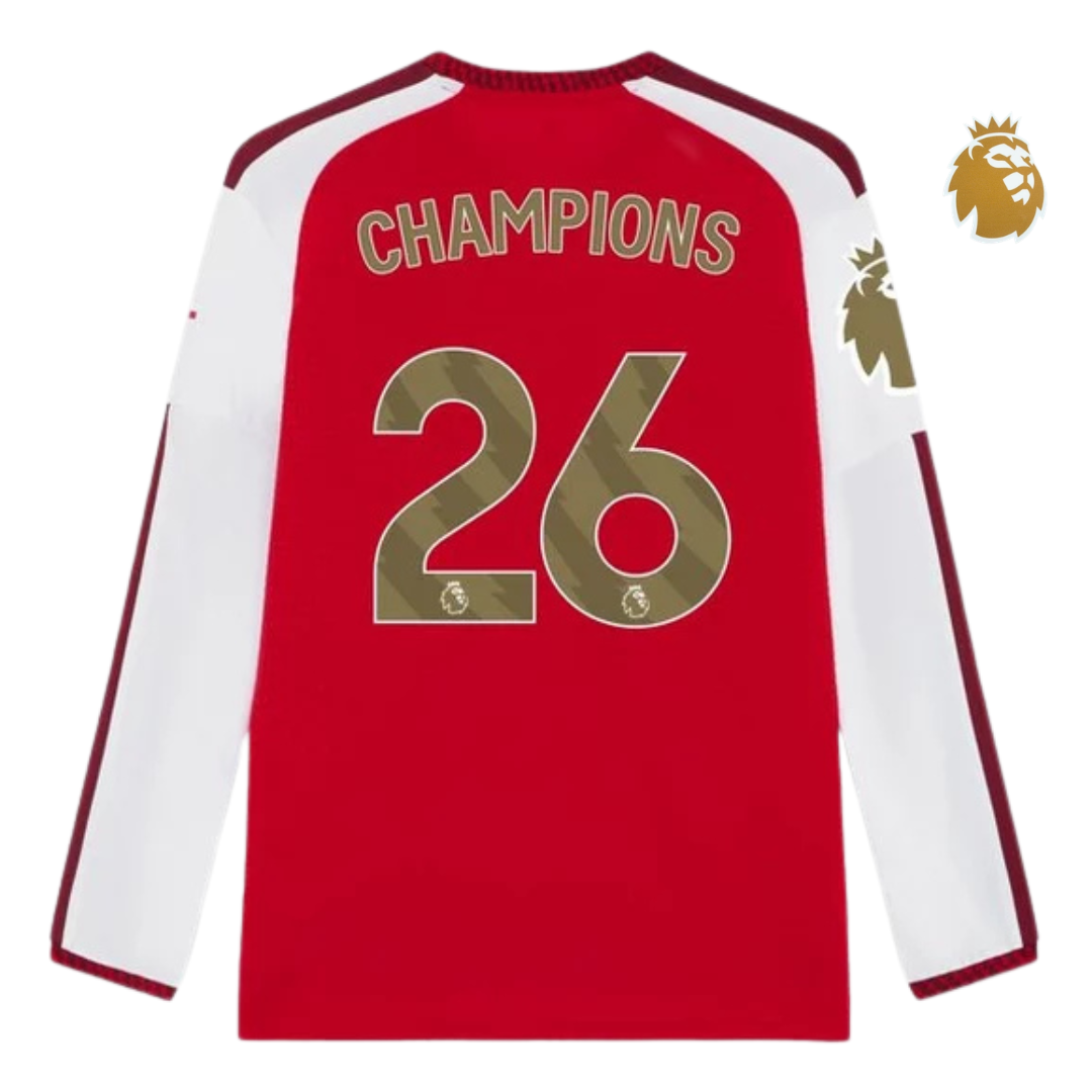 Arsenal “Champions 26” Domicile Manches Longues Maillot
