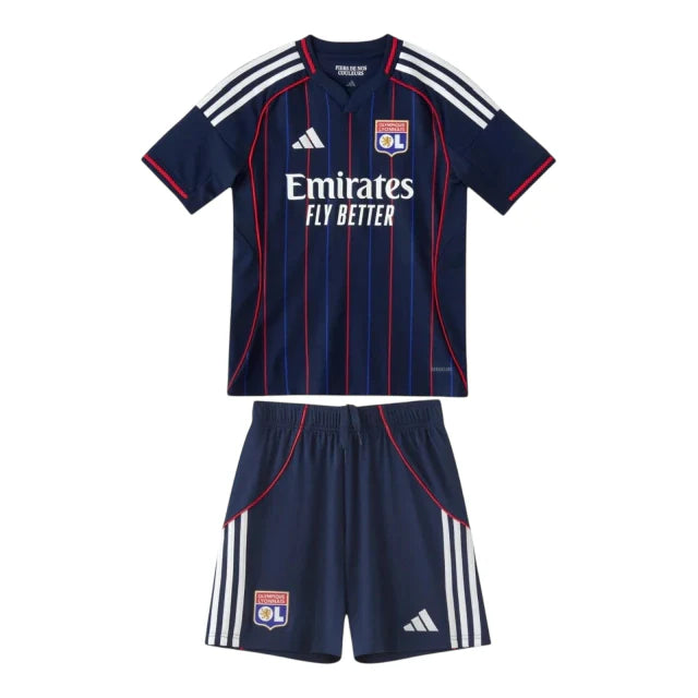 Conjunto Infantil Lyon 25-26 - Segunda Equipación