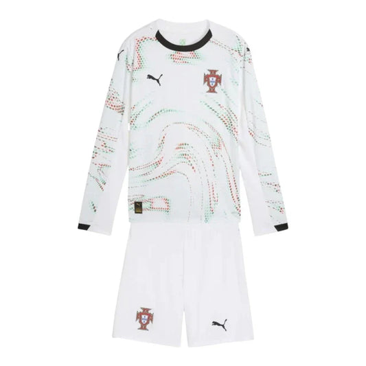 Conjunto Infantil Seleção Portugal Manga Larga 25-26 - Segunda Equipación