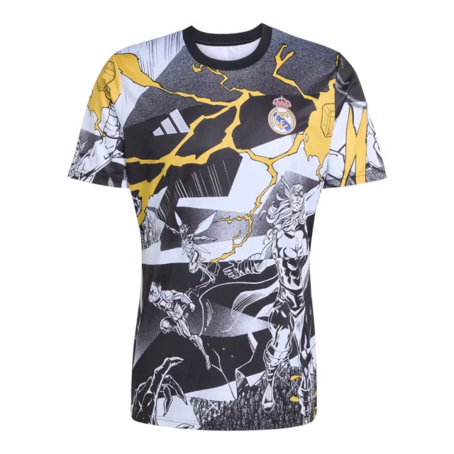 Camiseta Pre-Partido Real Madrid Marvel Avengers 25-26