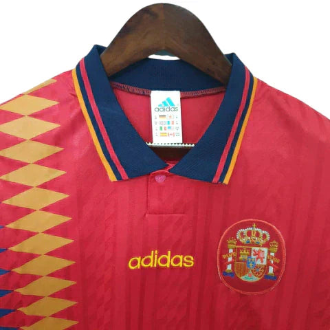Retro Seleção da Espanha 1994 - Primera Equipación