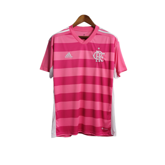 Retro Flamengo 2022 - Segunda Equipación Octubre Rosa