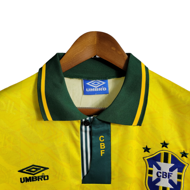 Retro Seleção Brasileira 91-93 - Primera Equipación