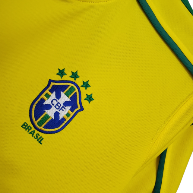 Retro Seleção Brasileira 1998 - Primera Equipación