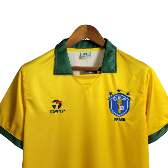 Retro Seleção Brasileira 88-90 - Primera Equipación