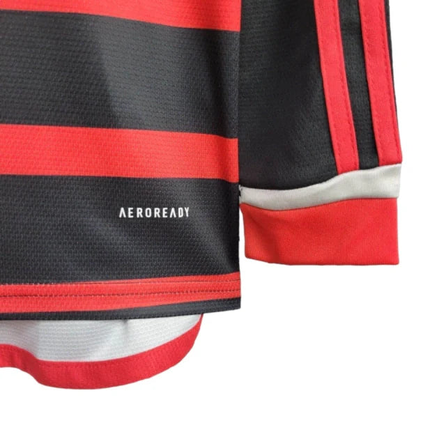 Conjunto Infantil Flamengo Manga Larga 24-25 - Primera Equipación