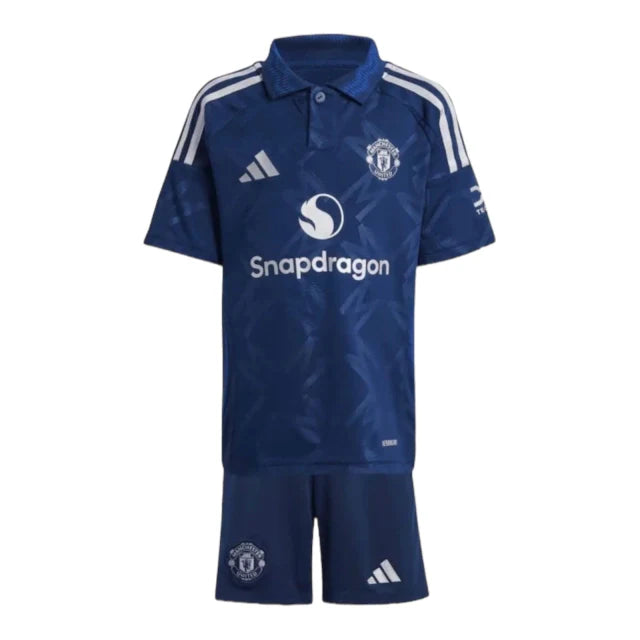 Conjunto Infantil Manchester United 24-25 - Segunda Equipación
