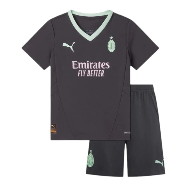 Conjunto Infantil AC Milan 24-25 - Tercera Equipación