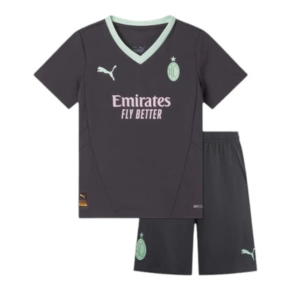Conjunto Infantil AC Milan 24-25 - Tercera Equipación