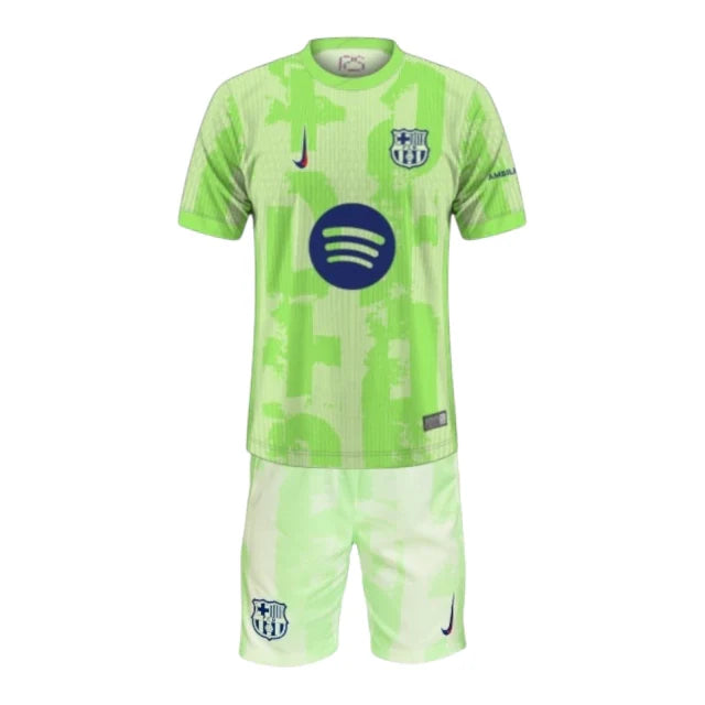 Conjunto Infantil Barcelona 24-25 - Tercera Equipación