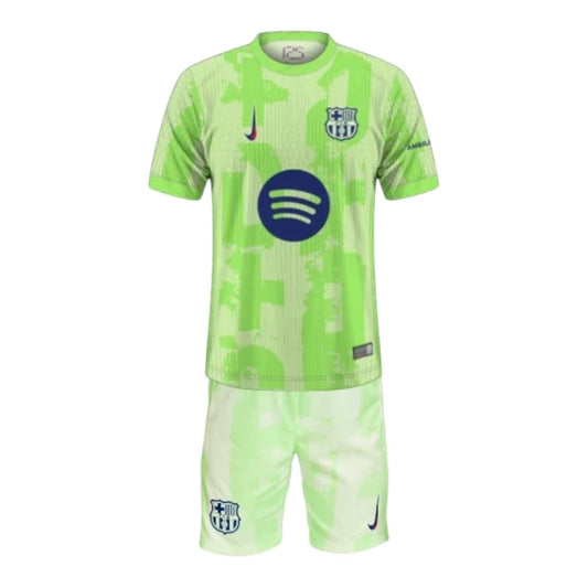 Conjunto Infantil Barcelona 24-25 - Tercera Equipación