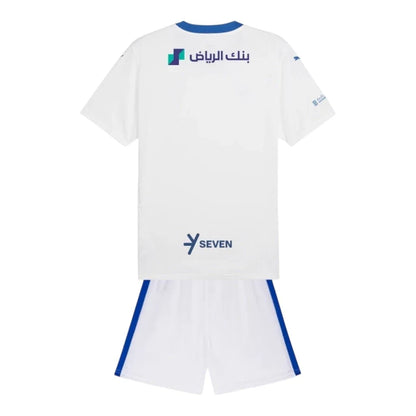 Conjunto Infantil AlHilal 24-25 - Segunda Equipación
