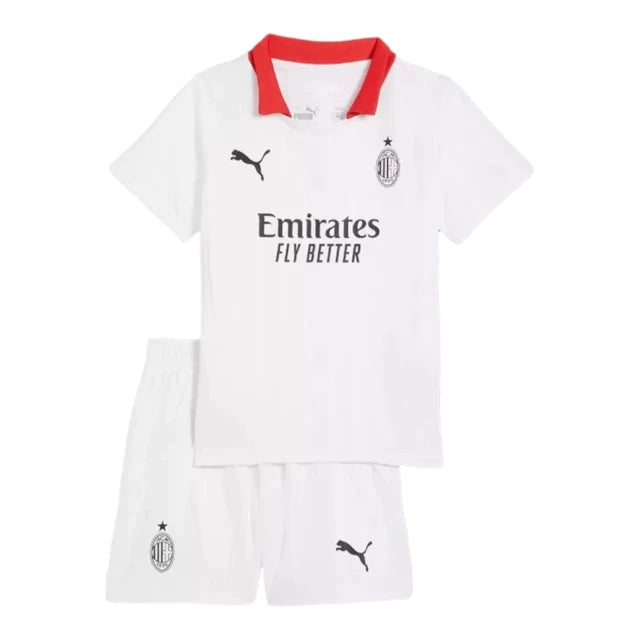 Conjunto Infantil AC Milan 24-25 - Segunda Equipación