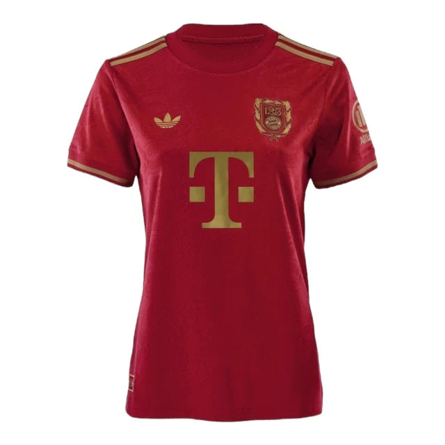Camiseta Bayern de Munich Aniversário 125 anos 25-26 - Edición Especial Especial Mujer