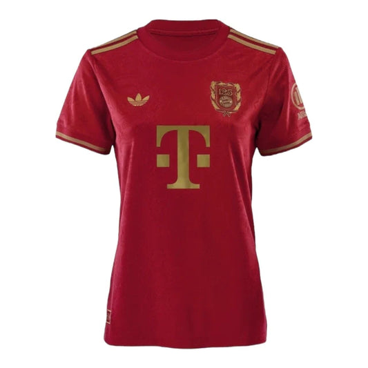 Camiseta Bayern de Munich Aniversário 125 anos 25-26 - Edición Especial Especial Mujer