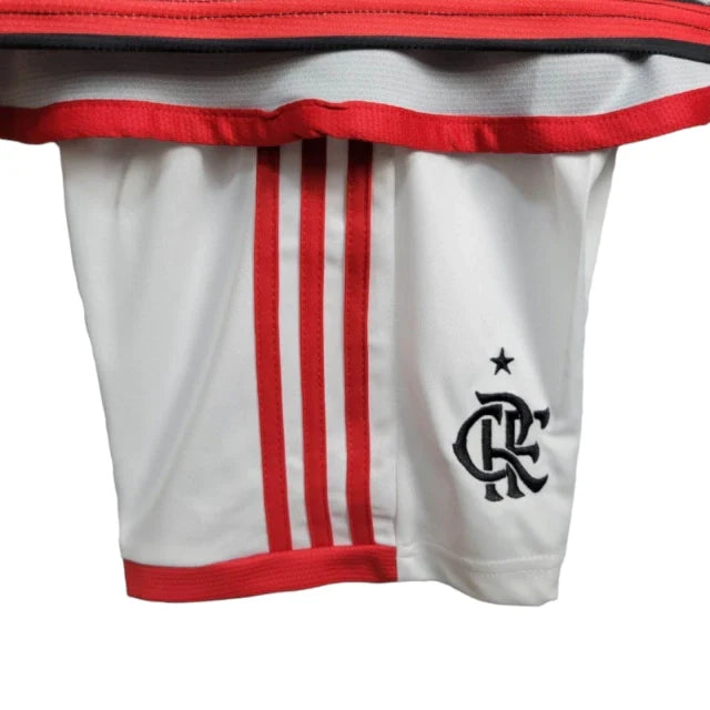 Conjunto Infantil Flamengo Manga Larga 24-25 - Primera Equipación