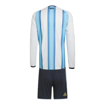 Conjunto Infantil Seleção Argentine Manga Larga 26-27 - Primera Equipación