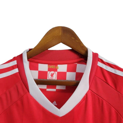 Retro Liverpool Edição Champions League 2008-2009 - Primera Equipación