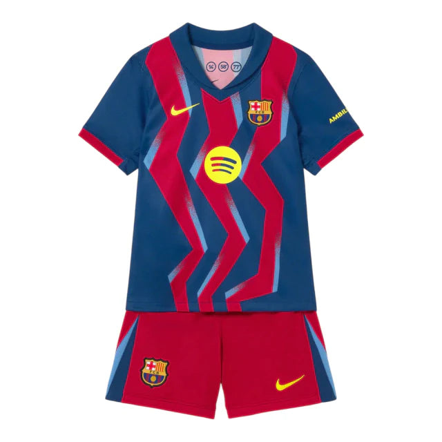 Conjunto Infantil Barcelona 25-26 - Cuarta Equipación