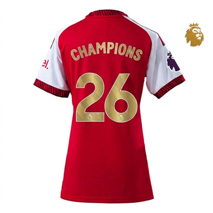 Arsenal “Champions 26” Femme Domicile Réplique Maillot